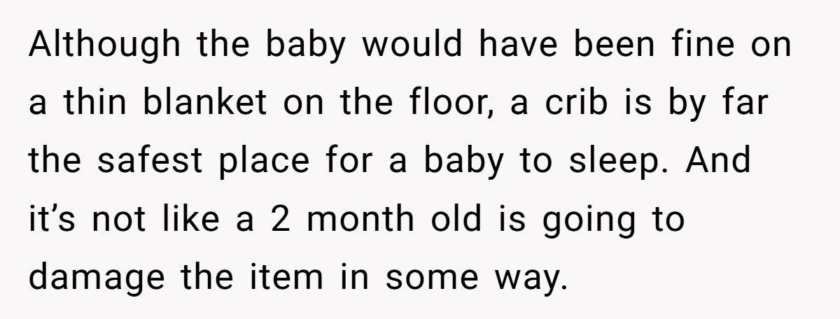 Mom-To-Be Slammed As “Selfish” After Refusing To Let Another Child Nap In Her Baby’s Crib