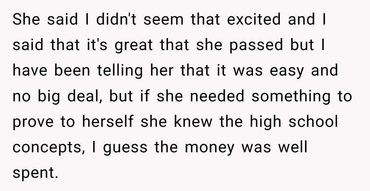 Man Downplays Wife’s GED Success After She Put Her Life On Hold To Raise Five Kids