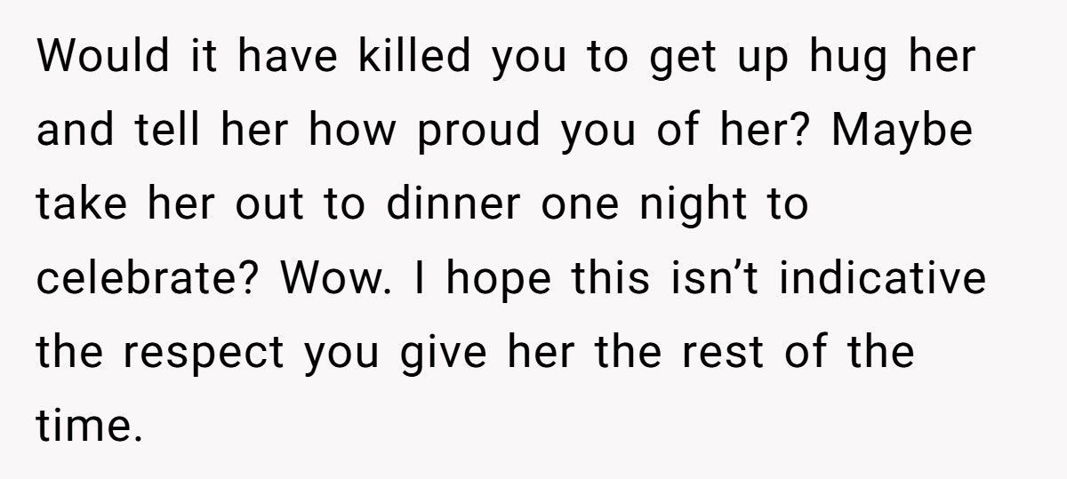 Man Downplays Wife’s GED Success After She Put Her Life On Hold To Raise Five Kids