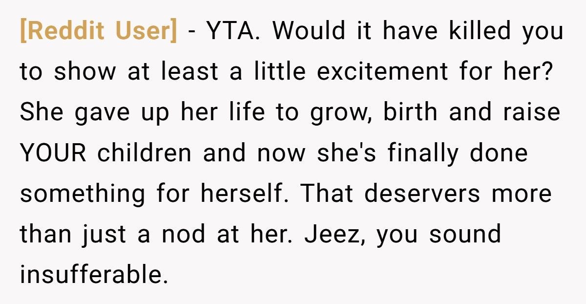 Man Downplays Wife’s GED Success After She Put Her Life On Hold To Raise Five Kids