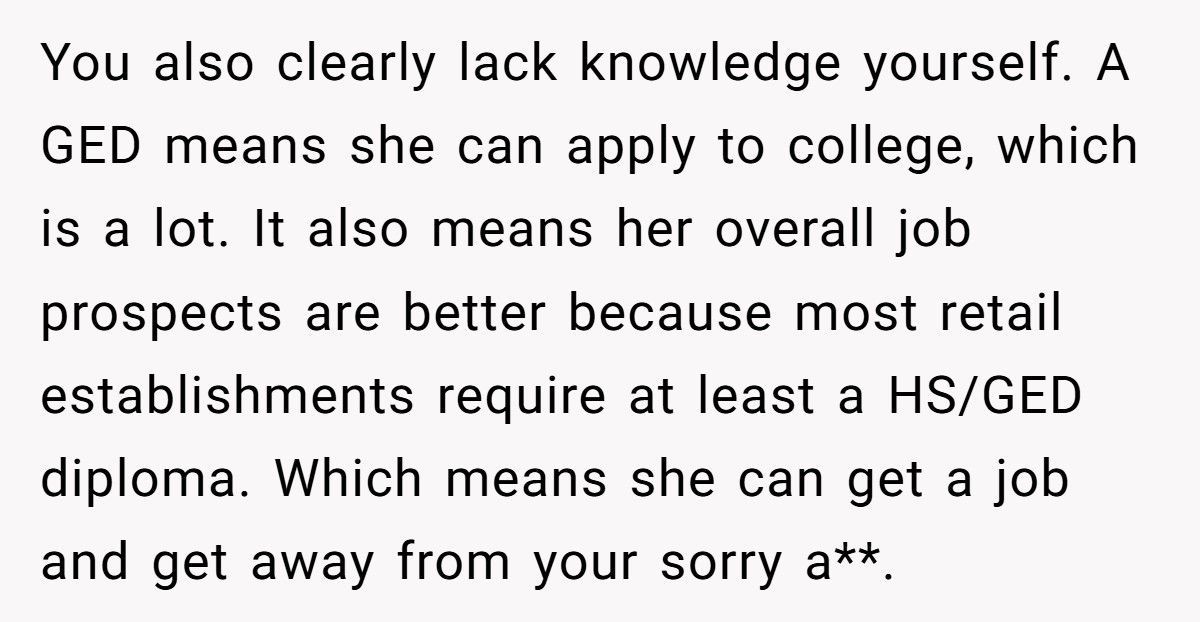 Man Downplays Wife’s GED Success After She Put Her Life On Hold To Raise Five Kids
