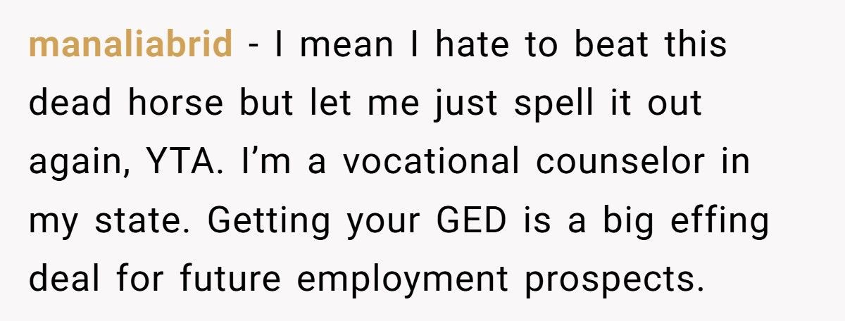 Man Downplays Wife’s GED Success After She Put Her Life On Hold To Raise Five Kids