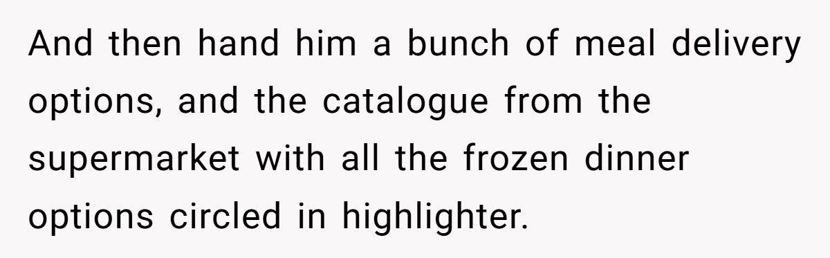 Mom With Jaw Wired Shut Begs Husband To Cook A Few Dinners, He Refuses Because He ‘Likes Coming Home To A Meal' Mom With Jaw Wired Shut Begs Husband To Cook A Few Dinners, He Refuses Because He ‘Likes Coming Home To A Meal'
