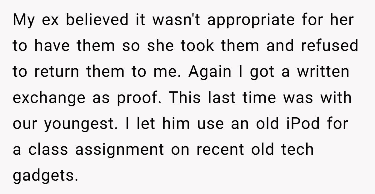 Dad Calls Police On Ex-Wife After She Keeps Stealing His Stuff For Her Stepkids