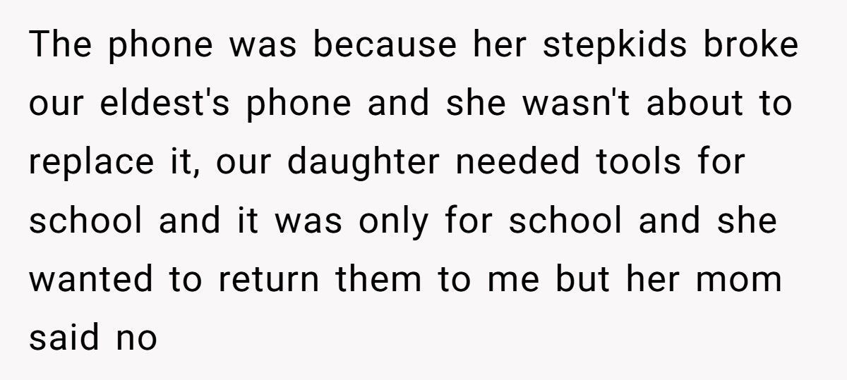 Dad Calls Police On Ex-Wife After She Keeps Stealing His Stuff For Her Stepkids