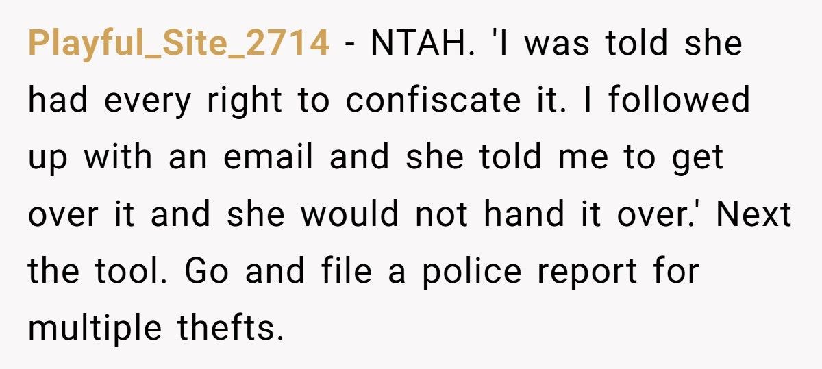 Dad Calls Police On Ex-Wife After She Keeps Stealing His Stuff For Her Stepkids