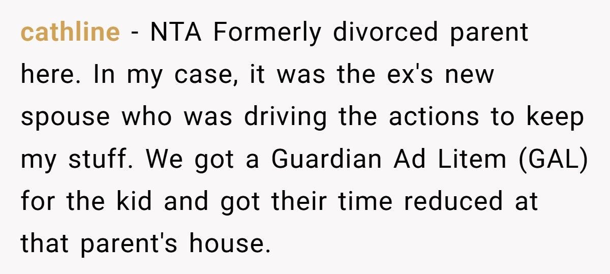 Dad Calls Police On Ex-Wife After She Keeps Stealing His Stuff For Her Stepkids