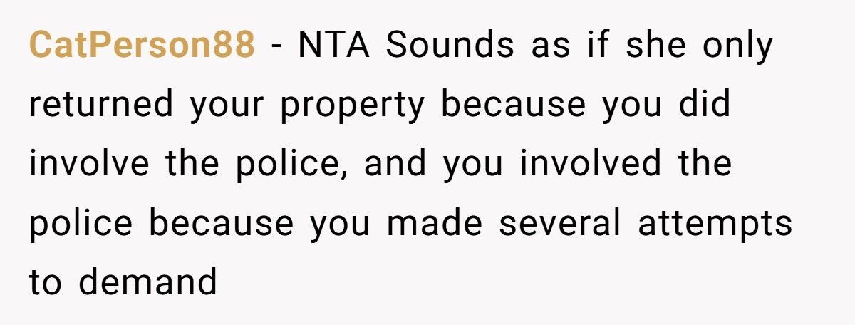 Dad Calls Police On Ex-Wife After She Keeps Stealing His Stuff For Her Stepkids