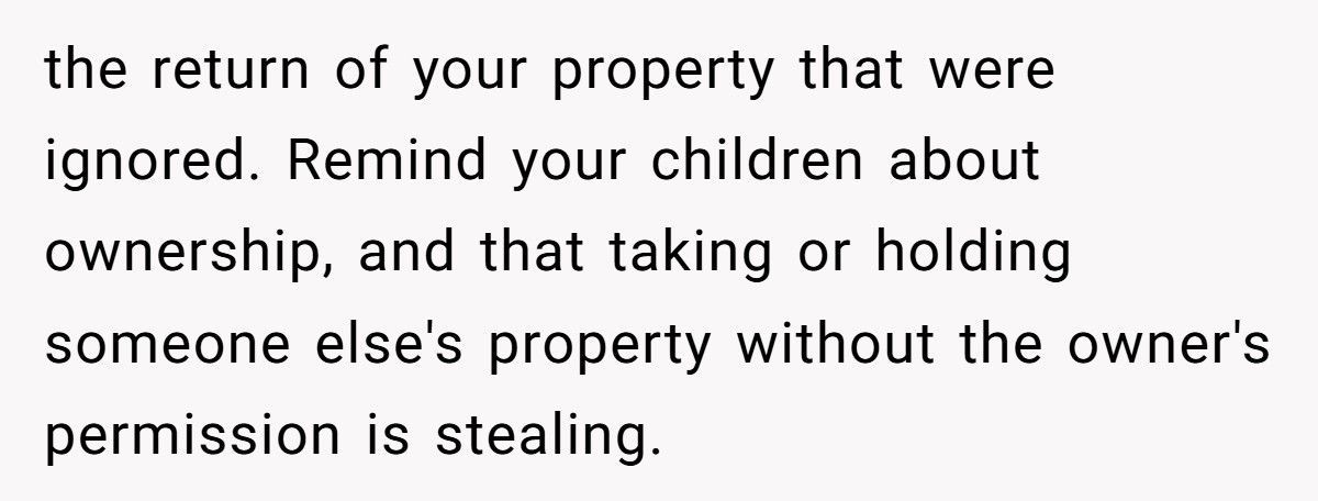 Dad Calls Police On Ex-Wife After She Keeps Stealing His Stuff For Her Stepkids