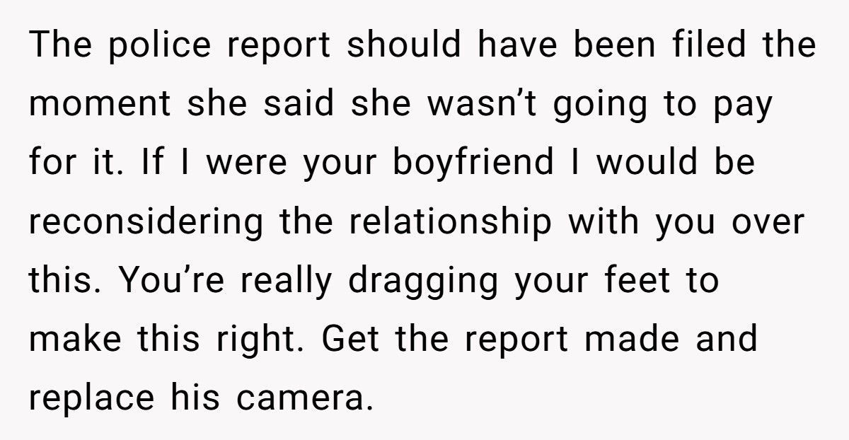 Boyfriend Gets Furious After Girlfriend Covers For Her “Good Friend” Who Stole His $1,800 Camera