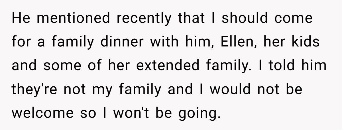 Son Refuses To Call Dad’s New Wife And Kids “Family” After Years Of Being Treated Like A Stranger