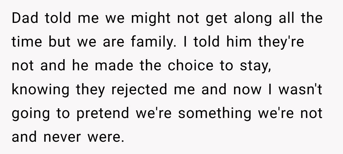 Son Refuses To Call Dad’s New Wife And Kids “Family” After Years Of Being Treated Like A Stranger