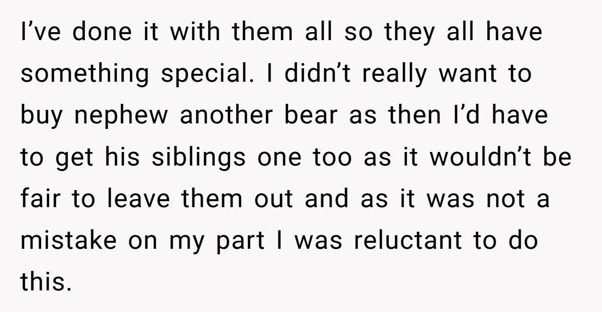 Woman Demands Childhood Teddy Back After Sister Gives It Away To Her Nephew