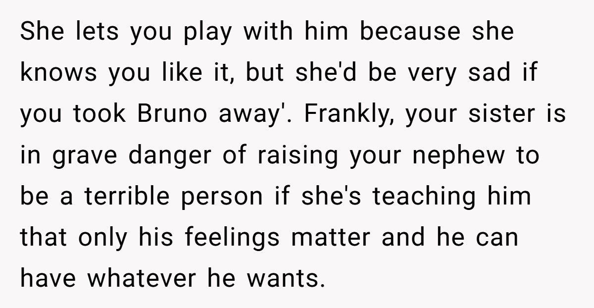 Woman Demands Childhood Teddy Back After Sister Gives It Away To Her Nephew