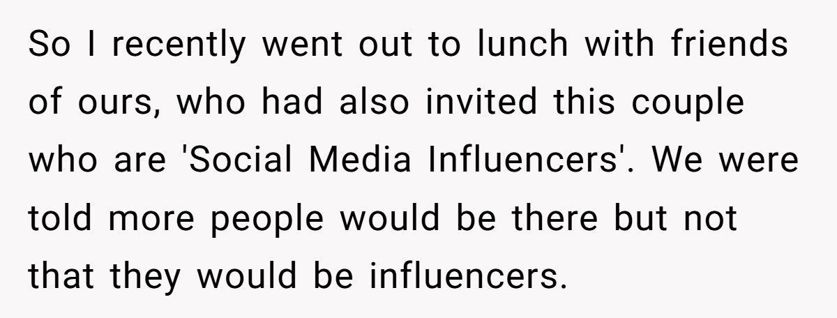 Hungry Diner Refuses To Let Influencers Take Pictures Of Their Food, So They Call Diner Selfish