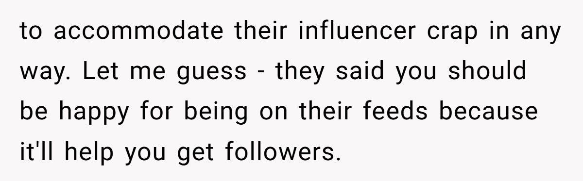 Hungry Diner Refuses To Let Influencers Take Pictures Of Their Food, So They Call Diner Selfish