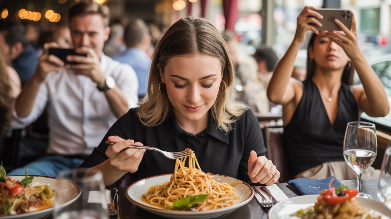Hungry Diner Refuses To Let Influencers Take Pictures Of Their Food, So They Call Diner Selfish