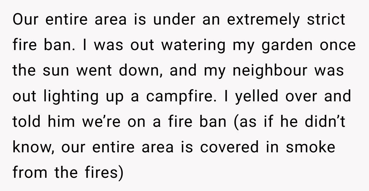 Man Saves Neighborhood From Fire Hazard, Neighbor Still Calls Cops On Him