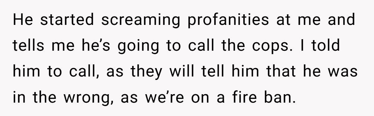 Man Saves Neighborhood From Fire Hazard, Neighbor Still Calls Cops On Him