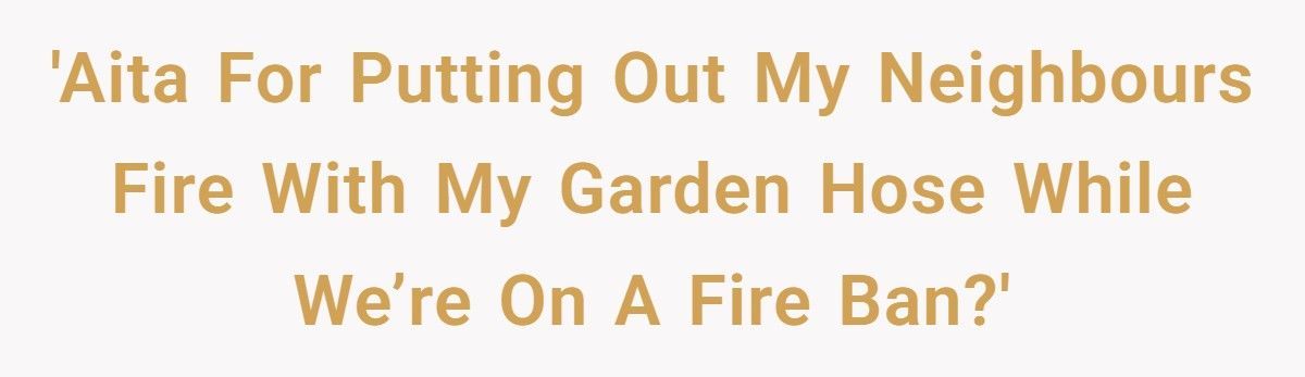 Man Saves Neighborhood From Fire Hazard, Neighbor Still Calls Cops On Him