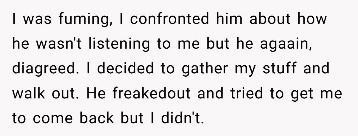 Wife Walks Out Of Her Birthday Dinner After Husband Keeps Ignoring Her