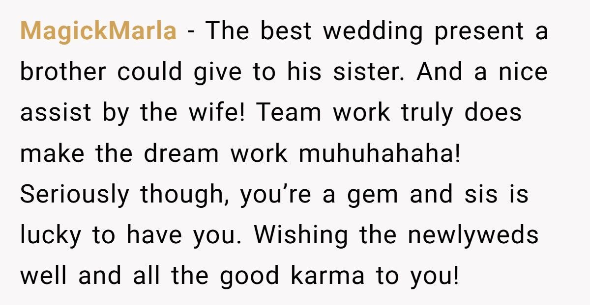 Man Outsmarts Mom Who Tried To Wear A White Dress To His Sister's Wedding