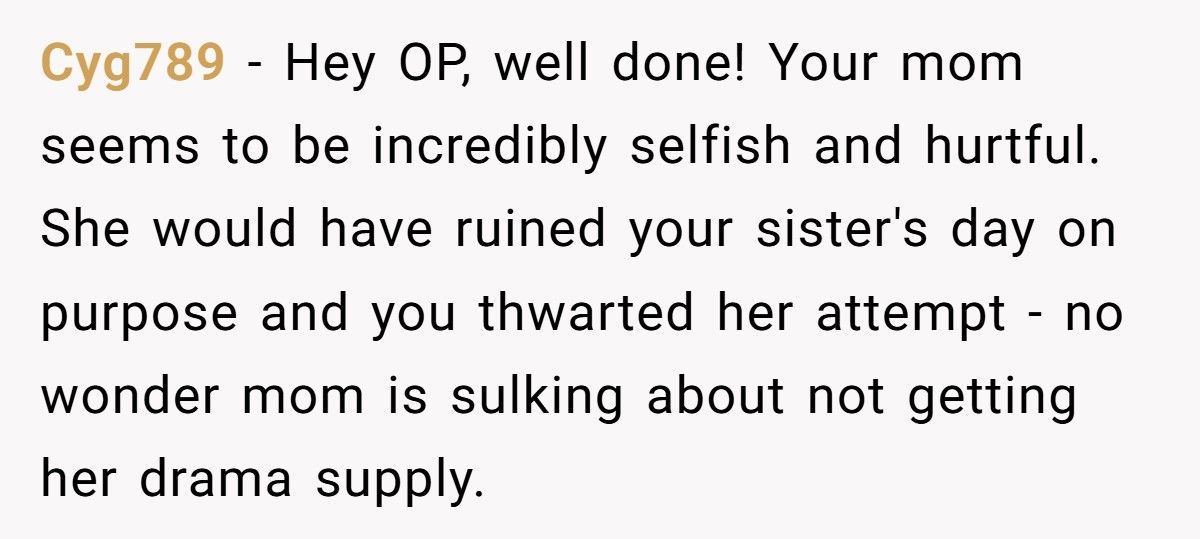 Man Outsmarts Mom Who Tried To Wear A White Dress To His Sister's Wedding