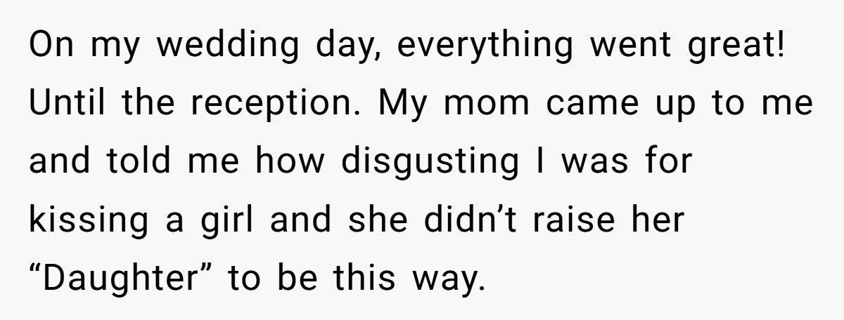 Trans Groom Kicks Mom Out After She Calls His Wedding “Disgusting”