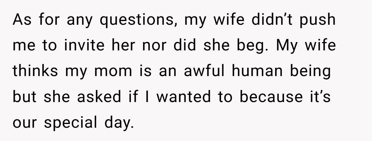 Trans Groom Kicks Mom Out After She Calls His Wedding “Disgusting”