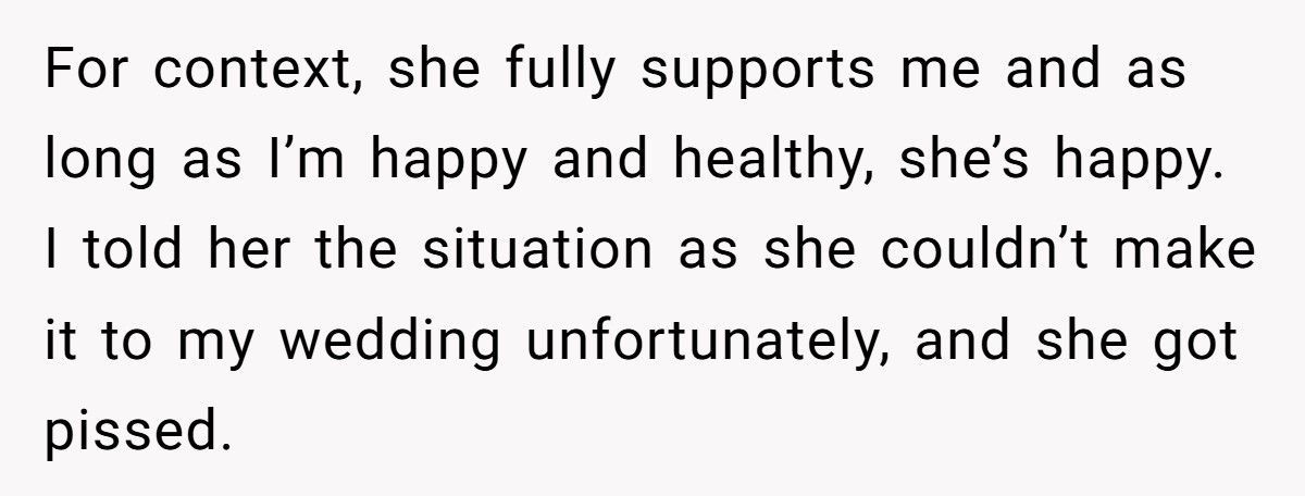 Trans Groom Kicks Mom Out After She Calls His Wedding “Disgusting”