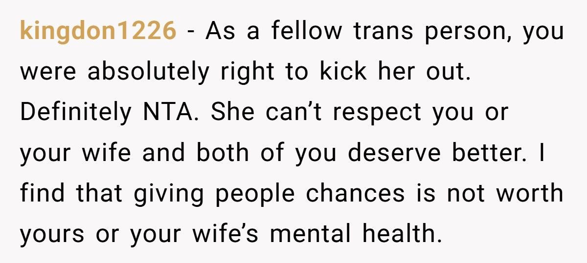 Trans Groom Kicks Mom Out After She Calls His Wedding “Disgusting”