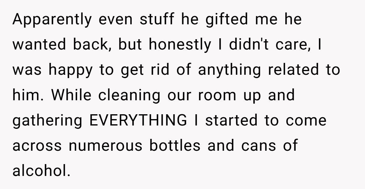 Ex Demanded All His Stuff Back, So She Made Sure He Got Everything