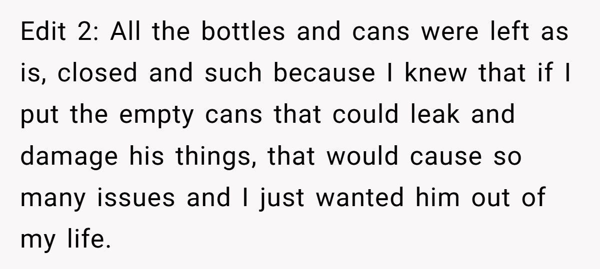 Ex Demanded All His Stuff Back, So She Made Sure He Got Everything