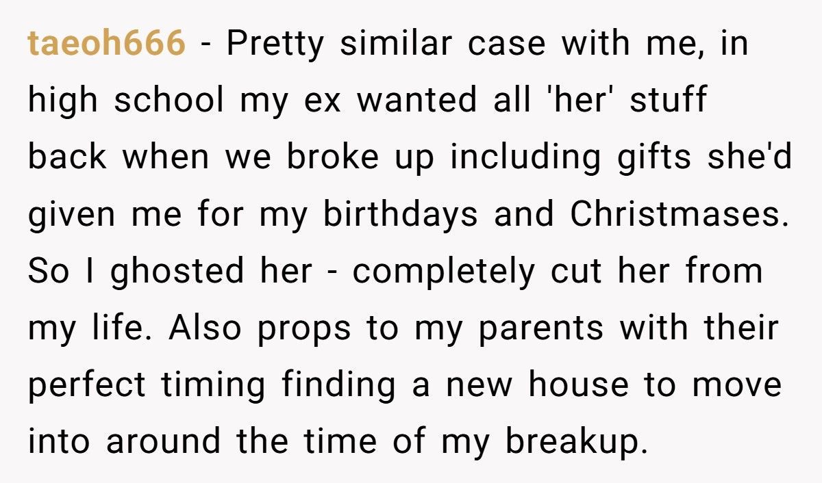 Ex Demanded All His Stuff Back, So She Made Sure He Got Everything