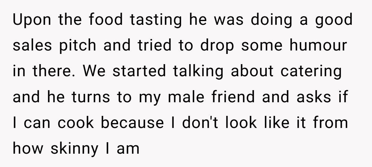 Woman Silently Shuts Down Restaurant Owner’s Sexist Jokes And Costs Him $9K Deal