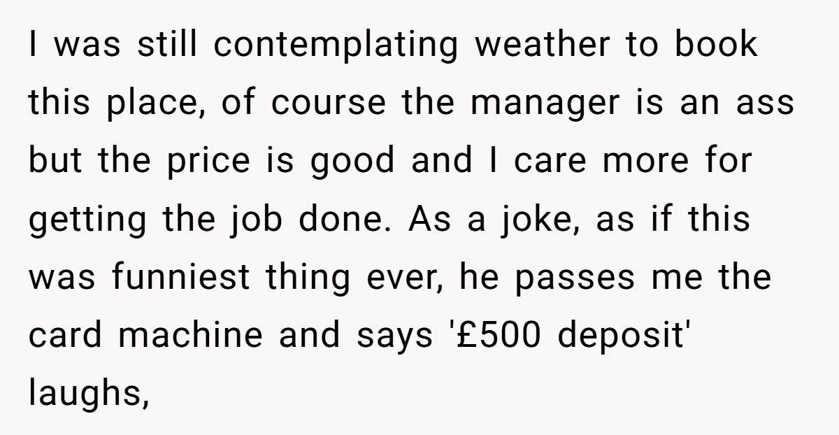 Woman Silently Shuts Down Restaurant Owner’s Sexist Jokes And Costs Him $9K Deal