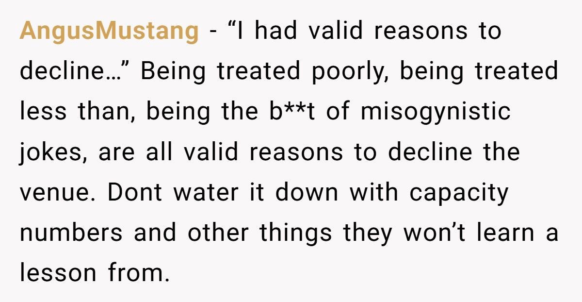 Woman Silently Shuts Down Restaurant Owner’s Sexist Jokes And Costs Him $9K Deal