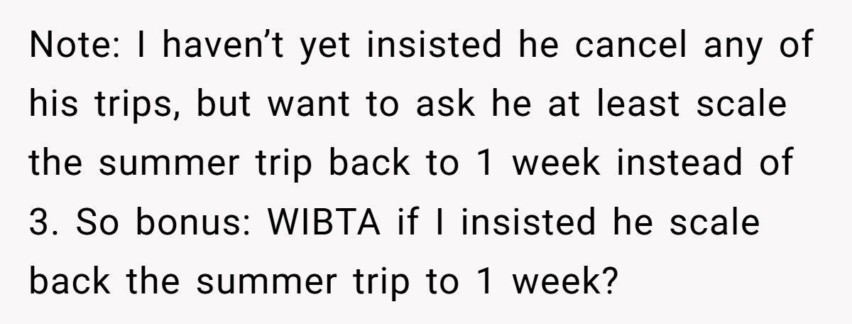 Husband Spends 4 Months Vacationing With His “Friend,” Leaving Wife To Parent Alone