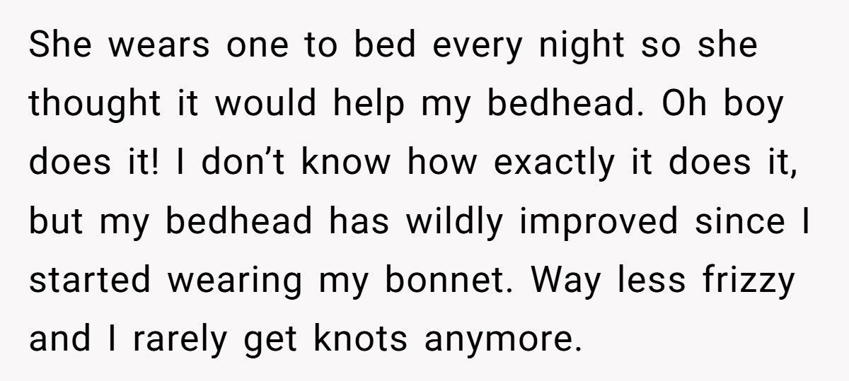 Woman Wears Bonnet To Bed, Dad’s Girlfriend Explodes And Calls Her "Racist"