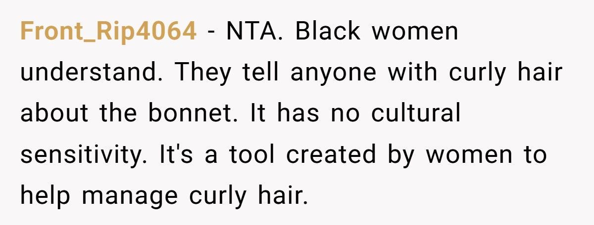 Woman Wears Bonnet To Bed, Dad’s Girlfriend Explodes And Calls Her "Racist"