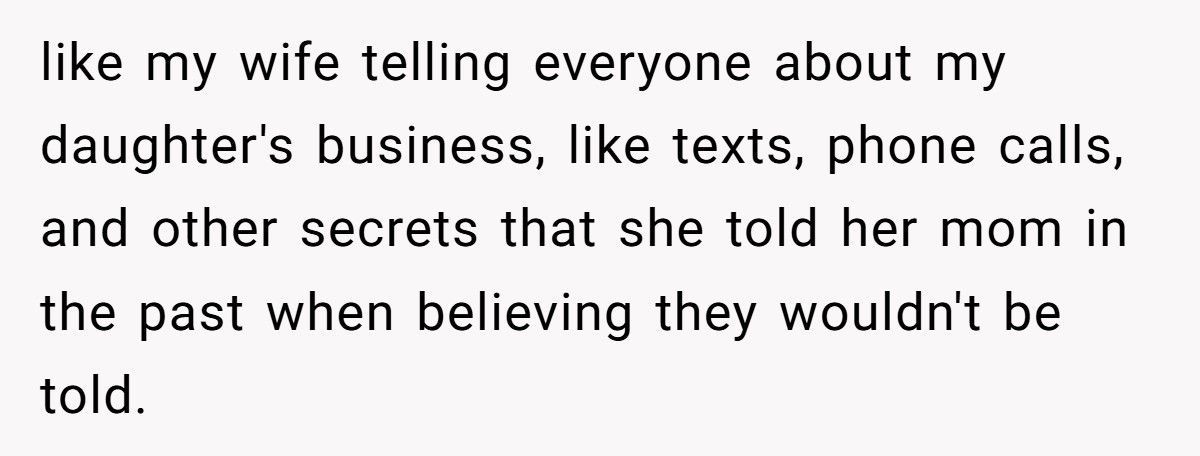Wife Shares Daughter’s Secrets At BBQ, Then Can’t Believe Why Daughter Stopped Talking To Her