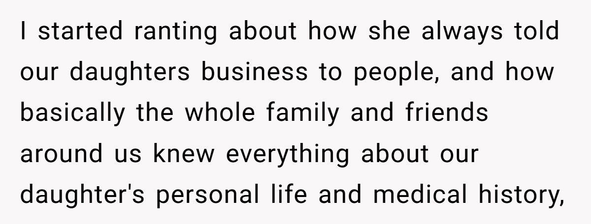 Wife Shares Daughter’s Secrets At BBQ, Then Can’t Believe Why Daughter Stopped Talking To Her
