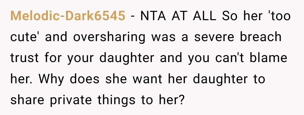 Wife Shares Daughter’s Secrets At BBQ, Then Can’t Believe Why Daughter Stopped Talking To Her