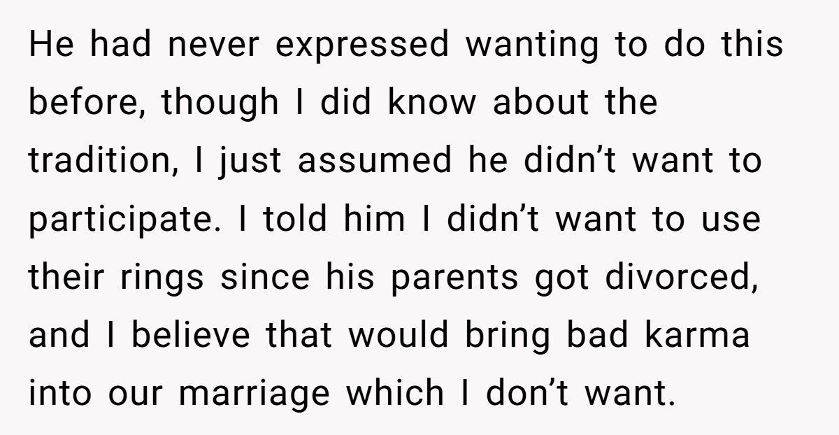 Bride Refuses Fiancé’s “Cursed” Family Rings, His Mother Explodes With Dozens Of Texts