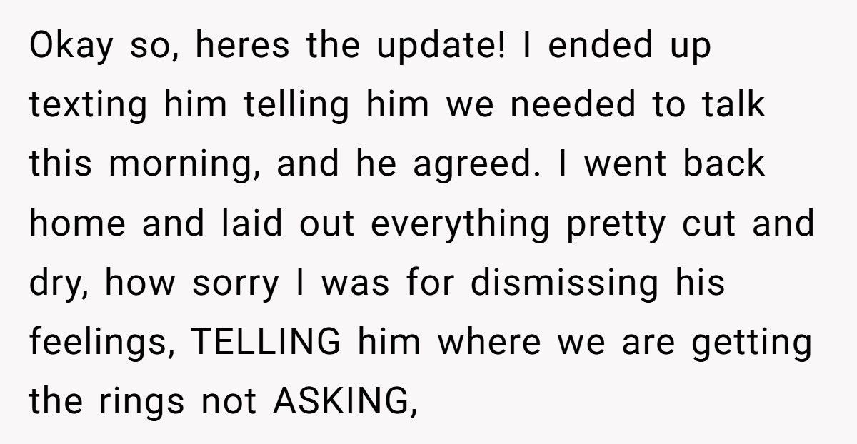 Bride Refuses Fiancé’s “Cursed” Family Rings, His Mother Explodes With Dozens Of Texts