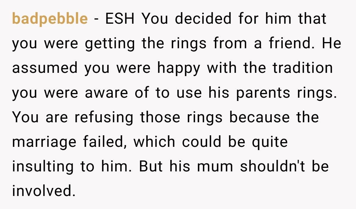 Bride Refuses Fiancé’s “Cursed” Family Rings, His Mother Explodes With Dozens Of Texts