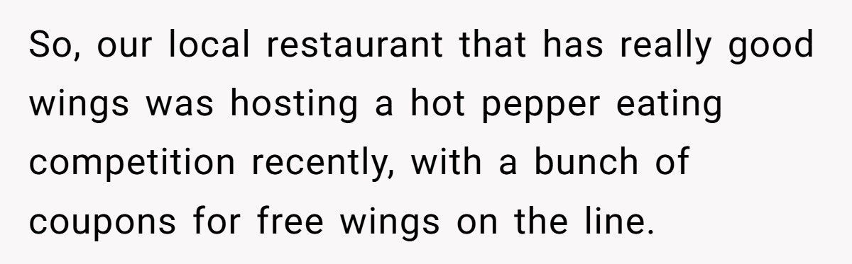 Man Wins Hot Wing Contest Thanks To “Spice-Proof” Genetics, Friends Call Him A Cheater