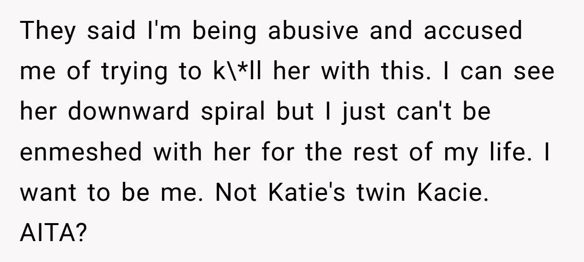 Parents Forced Twins To Share A Bed Until 18, Now One Pulls Away From Her Identical Twin Sister