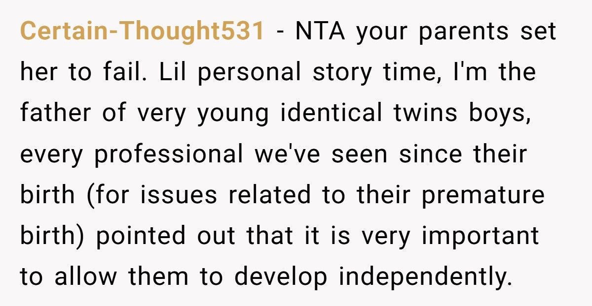 Parents Forced Twins To Share A Bed Until 18, Now One Pulls Away From Her Identical Twin Sister