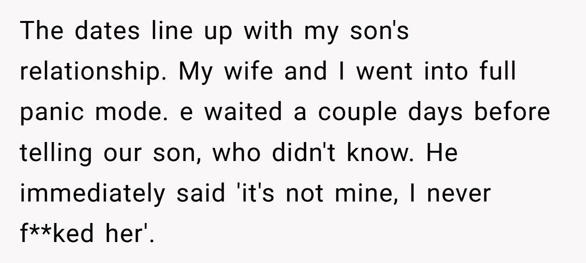 Parents Clash After Son’s Ex Claims She’s Pregnant—Dad Wants Proof, Mom Demands Responsibility